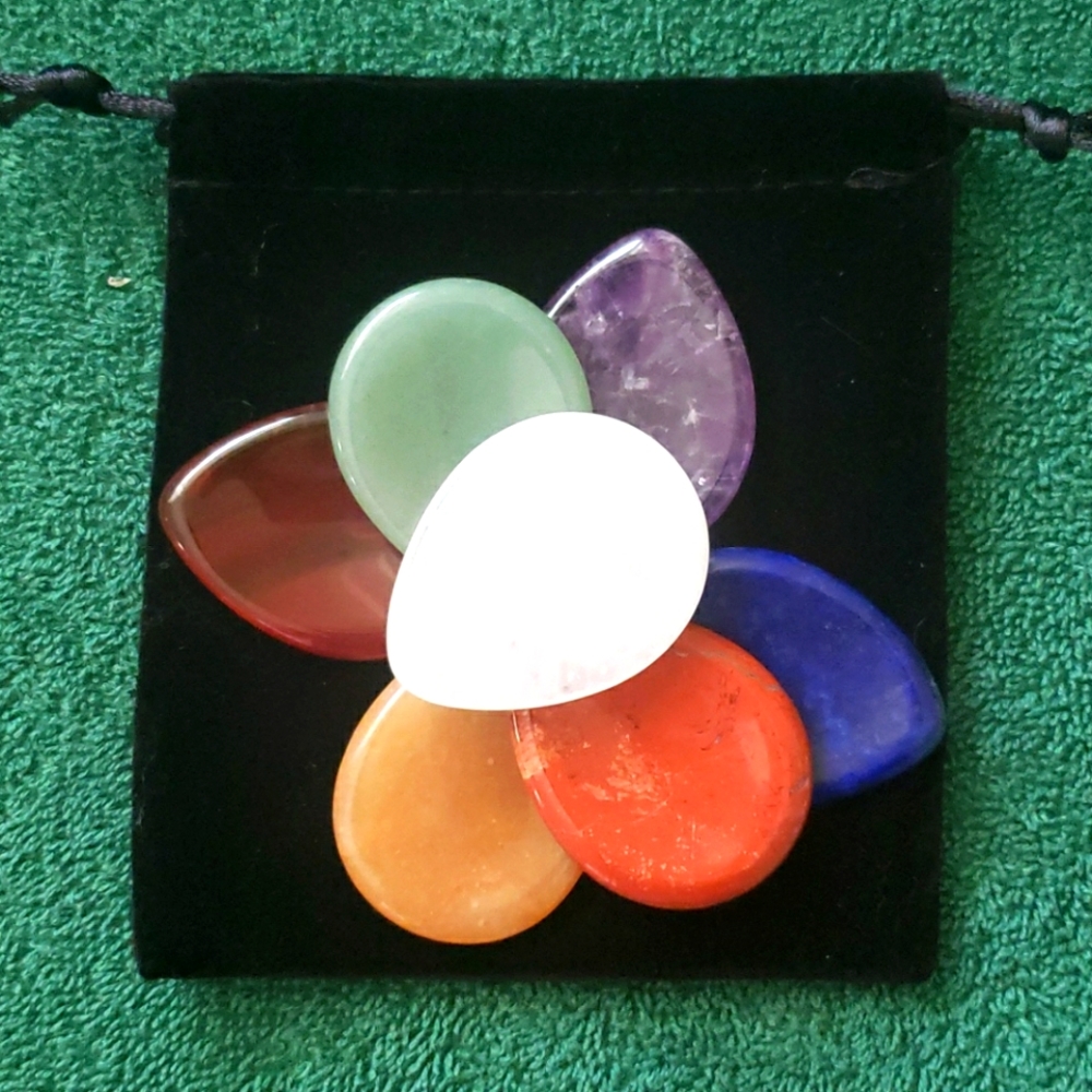 7 Chakra Worry Stones